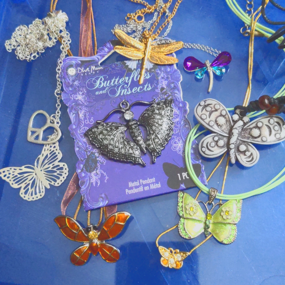 Eight Butterfly Necklaces #1 A192